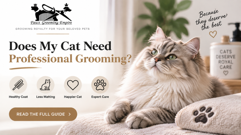 Does My Cat Need Professional Grooming? Signs It’s Time To Book a Grooming Appointment
