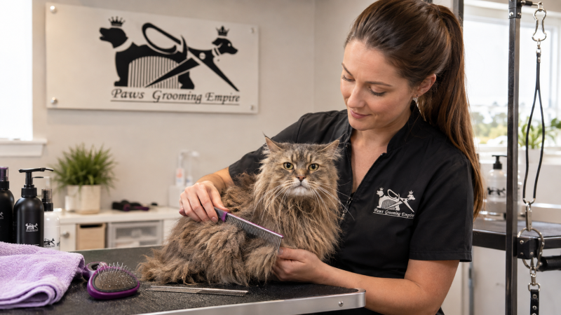 Matted or Difficult-to-Groom Cat? How Professional Cat Grooming Can Help