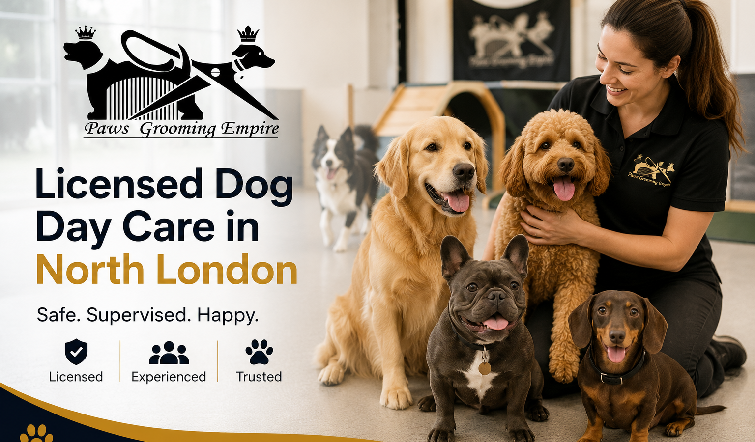 Licensed Dog Day Care in North London | Safe, Trusted Dog Care