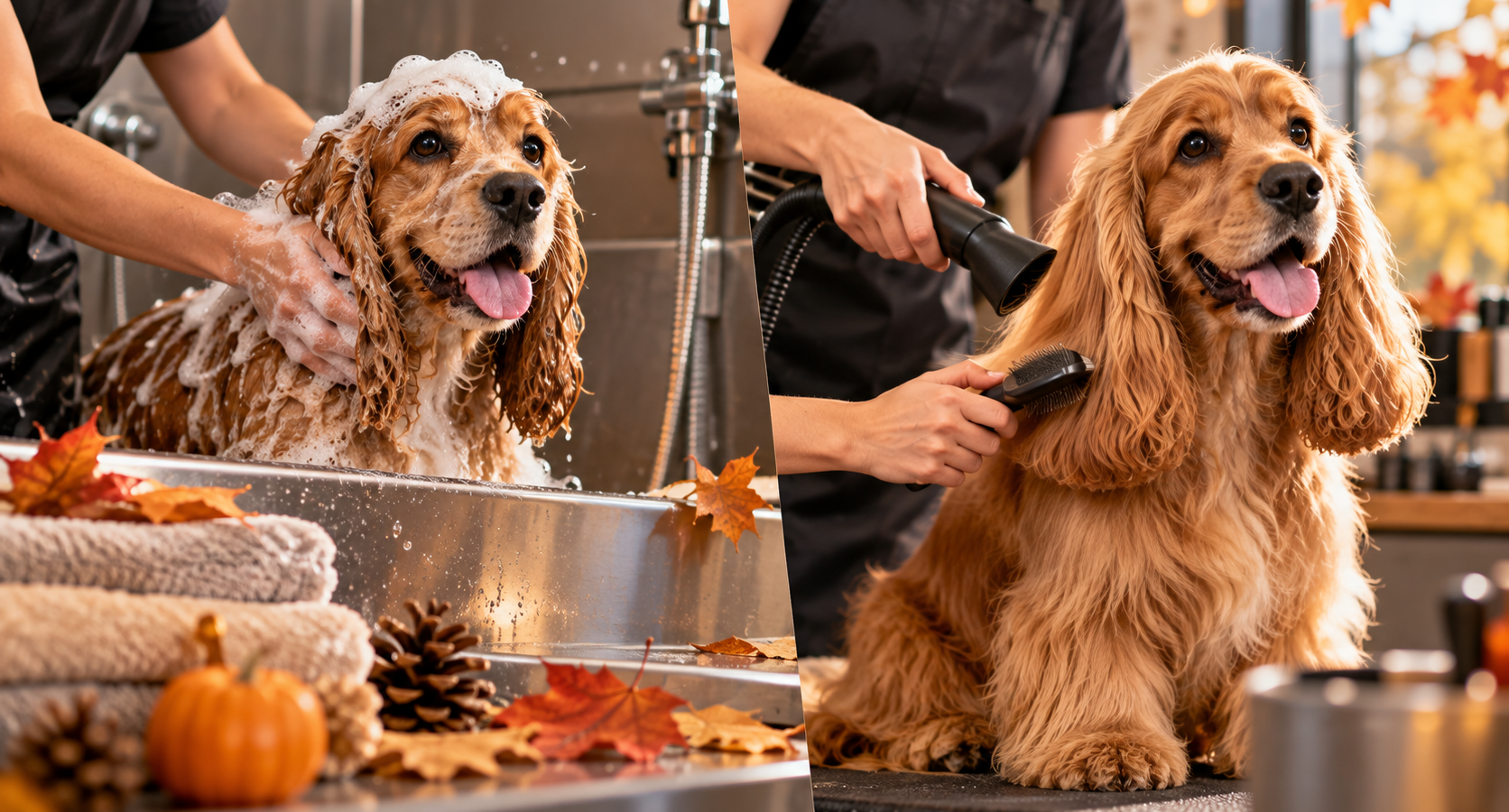 Wash, Brush & Dry: The Perfect Autumn Refresh for Your Dog