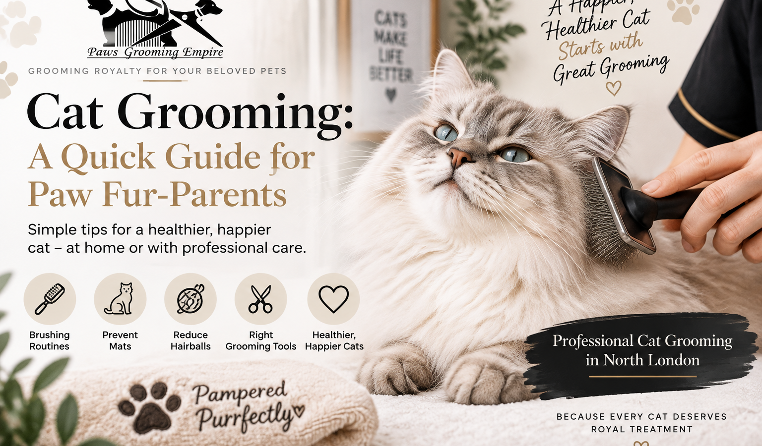 Cat Grooming Guide: Tips for a Healthy, Happy Cat